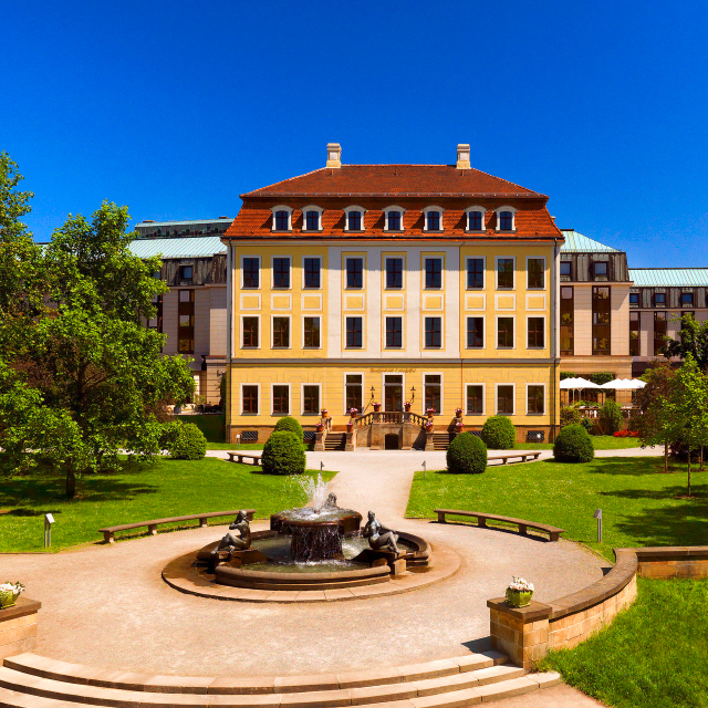 Außenansicht Bilderberg Bellevue Hotel Dresden (Elbseite) © Matthias Hamel