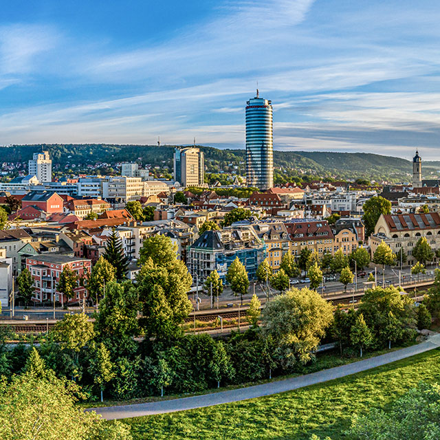 Blick auf Jena © JenaKultur, Foto: André Gräf