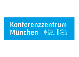 Logo Konferenzzentrum München mit Logos der Hanns-Seidel-Stiftung und Stiftung Ludwig W. Tietzsch